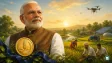 Prime Minister Narendra Modi receiving the FAO Agricola Medal