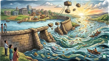 A representation of the Reserve Bank of India and financial reserve management