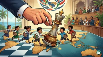 Bharat Singh Chauhan at the Commonwealth Chess Association meeting