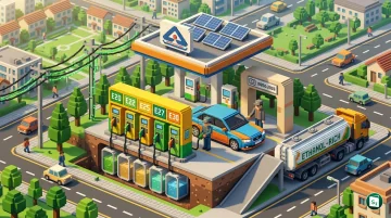 A visual representation of ethanol fuel blending and BIS certification