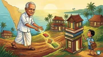 Vice President releasing the book The Library Man of India