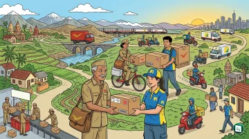 India Post and Flipkart logo representing the logistics partnership