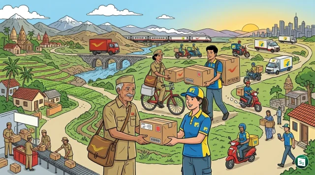 India Post and Flipkart logo representing the logistics partnership