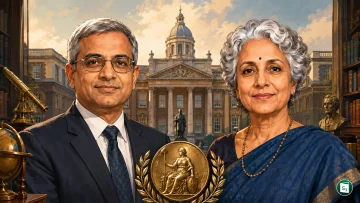 Professor Manindra Agrawal and Dr. Soumya Swaminathan
