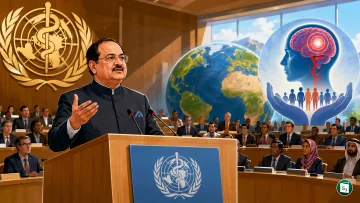 The World Health Assembly session in progress in Geneva