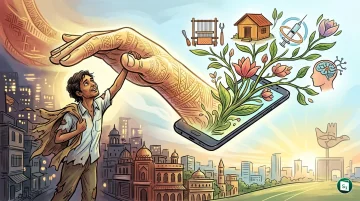 Digital representation of the SMILE Beggary Survey App interface