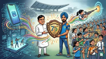 NRAI 75th Anniversary celebration logo and MyNRAI app launch