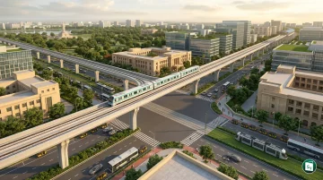 The Hyderabad Metro Rail transit system