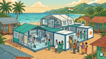 India's BHISHM Cube portable hospital deployment in Jamaica