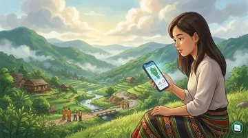 Digital representation of a disaster management mobile application interface for Mizoram