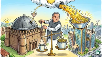Digital representation of global investment flowing into the Indian insurance sector