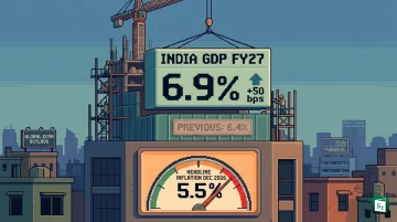 Fitch Ratings Global Economic Outlook September 2026 showing India FY27 GDP forecast at 6.9 percent