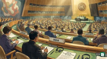 UN General Assembly hall in New York during 81st session high level week