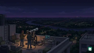 Free space quantum key distribution link demonstration with laser beam between two buildings for secure communication