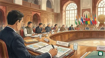 Union Home Minister Amit Shah chairing the first BIMSTEC Home Ministers’ Meeting in New Delhi with delegates from seven member states