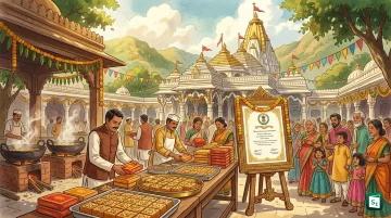 Ambaji Mohanthal, the traditional sweet prasad of the Ambaji Temple in Gujarat, which has received the Geographical Indication tag