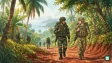 Indian Army and Australian Army personnel at the opening of Exercise AUSTRAHIND 2026 at the Foreign Training Node in Thiruvananthapuram, Kerala