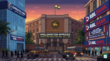RBI headquarters representing approval of Emirates NBD India branches merger with RBL Bank