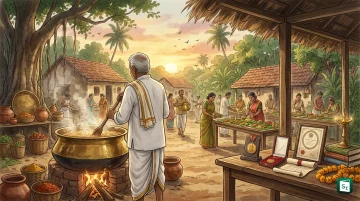 Portrait of Chef Damu, Tamil culinary legend and Padma Shri awardee