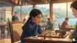 11 year old chess player Bodhana Sivanandan at chess board after becoming youngest female International Master