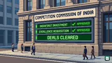 Competition Commission of India building representing clearance for IndiaFirst Life and Everllence acquisitions