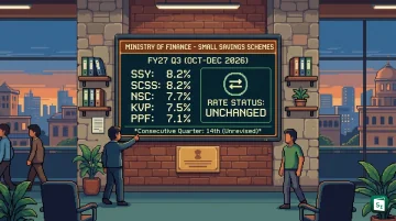 Post office savings passbooks and interest rate chart for PPF, NSC, SSY and SCSS for 2026