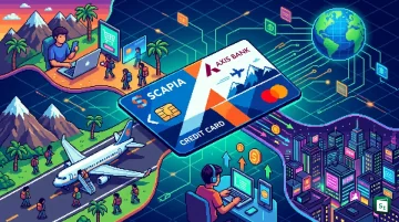 Scapia Axis Bank Credit Card for travel rewards and international spending