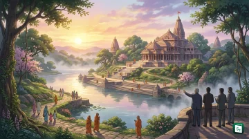 Ram Temple in Ayodhya managed by Shri Ram Janmabhoomi Teerth Kshetra Trust