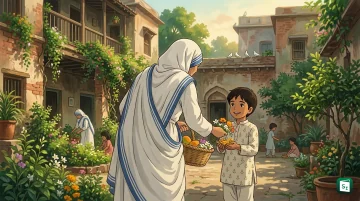 Volunteers distributing food and aid on International Day of Charity observed on September 5