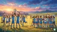 Indian junior men and women hockey teams celebrating Junior Hockey Asia Cup 2026 title win in China