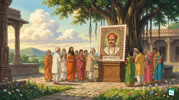 Commemorative postage stamp honouring Bhakti saint Sant Malukdas released by India Post