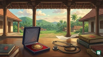 Portrait of Dr Govindan Vijayaraghavan, Padma Shri cardiologist from Kerala