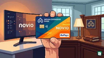Novio IOB RuPay credit card partnership for UPI linked FD backed card
