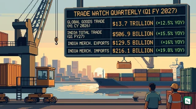 NITI Aayog Trade Watch Quarterly 9th edition report on metals and ores trade for Q1 FY27
