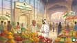 India Pavilion showcasing agricultural and processed food products at Gulfood in Dubai