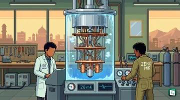 Indigenous 20 millikelvin dilution refrigerator for quantum computing developed under DRDO Technology Development Fund