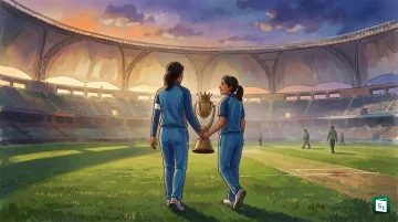 Indian women’s cricket team celebrating Women’s Asia Cup 2026 title win in Dubai