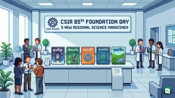 Five new regional language popular science magazines launched by CSIR on its 85th Foundation Day