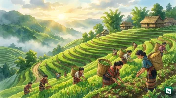 Strawberry farm in Mizoram hills representing Pi Mari-i’s FAO 100 Women Heroes recognition