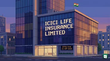 ICICI Life Insurance Limited new name board after rename from ICICI Prudential Life Insurance