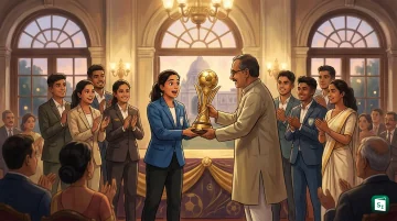 Winners of Indian Football Awards 2026 with FPAI trophy in Kolkata